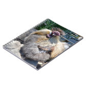 Fluffy Charm Imperfekt: Ein einzigartiges Silky Ro Notizblock (Linke Seite)