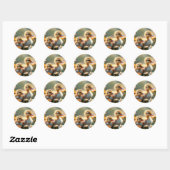 Fluffy Chick Stickers (Blatt)