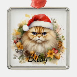 FLUFFY CHRISTMAS FERIENGESCHICHTE ORNAMENT AUS METALL