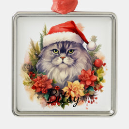 FLUFFY CHRISTMAS FERIENGESCHICHTE ORNAMENT AUS METALL