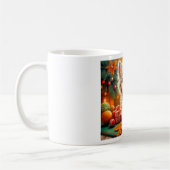 Fluffy Christmas Kitten Kaffeetasse (Links)