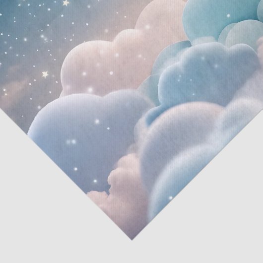 Fluffy Cloud Pastel Seidenpapier (Ausschnitt)