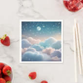 Fluffy Cloud Pastel Serviette (Beispiel)