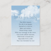 Fluffy Clouds Buchkartenbucher für Baby Begleitkarte (Vorderseite)