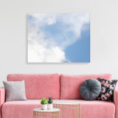 Fluffy Clouds Canvas Print Leinwanddruck (Insitu (Wohnzimmer))
