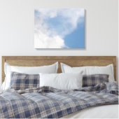 Fluffy Clouds Canvas Print Leinwanddruck (Insitu (Schlafzimmer))