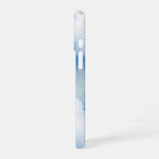 Fluffy Clouds iPhone 16 Hülle (Linke Seite)