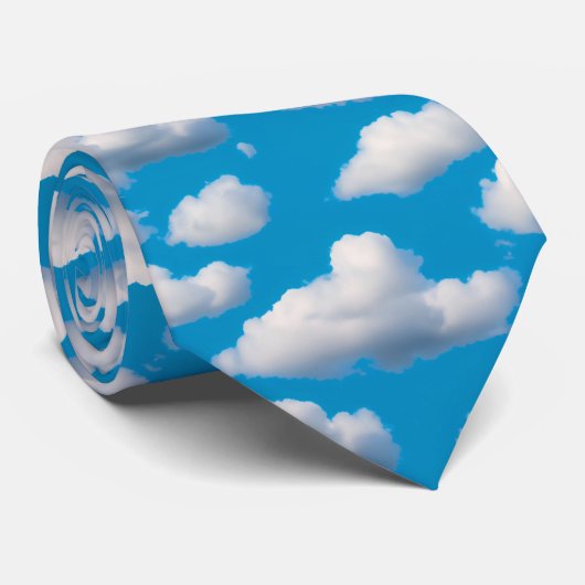 Fluffy Clouds Krawatte (Gerollt)
