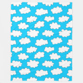 Fluffy Clouds Muster Fleecedecke (Vorderseite)