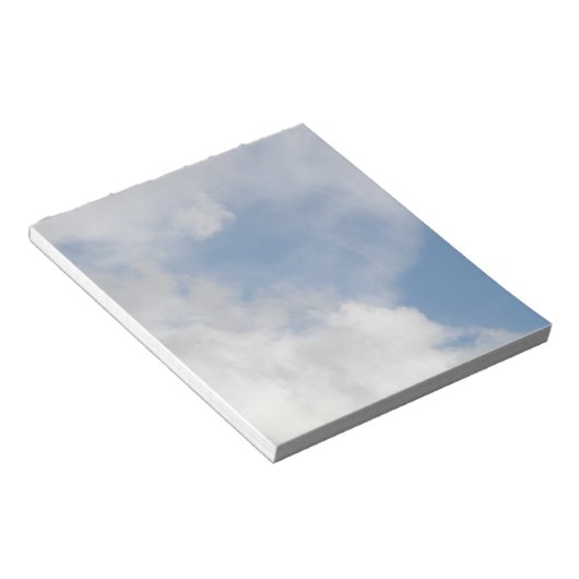 Fluffy Clouds Notepad Notizblock (angewinkelt)