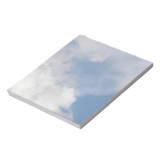 Fluffy Clouds Notepad Notizblock (Rotiert)
