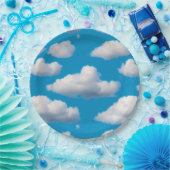 Fluffy Clouds Pappteller (Party)