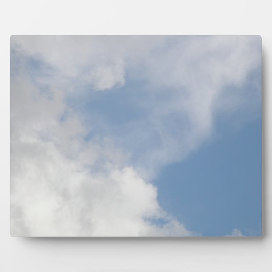 Fluffy Clouds Plaque Fotoplatte (Vorderseite)