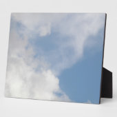Fluffy Clouds Plaque Fotoplatte (Seite)