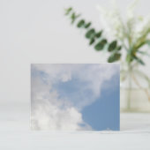 Fluffy Clouds Postcard Postkarte (Stehend Vorderseite)