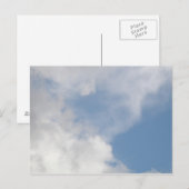 Fluffy Clouds Postcard Postkarte (Vorne/Hinten)