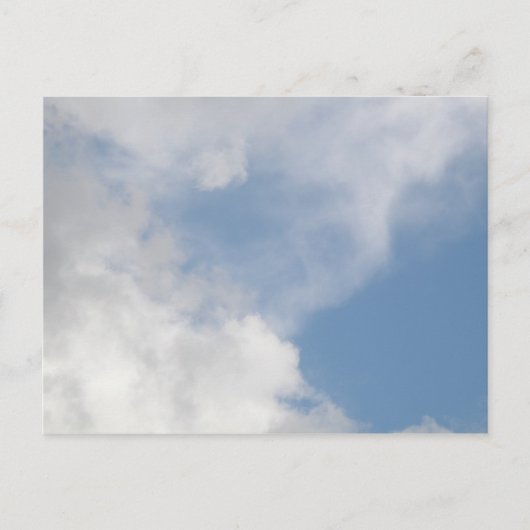 Fluffy Clouds Postcard Postkarte (Vorderseite)