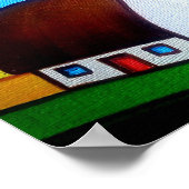 Fluffy Clouds Poster (Ecke)