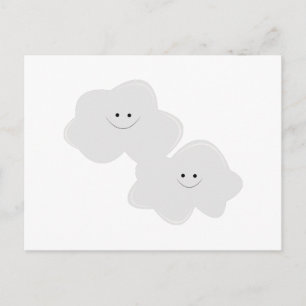 Fluffy Clouds Postkarte