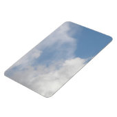 Fluffy Clouds Premium Magnet (Linke Seite)