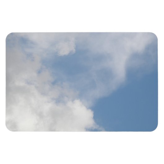 Fluffy Clouds Premium Magnet (Horizontal)
