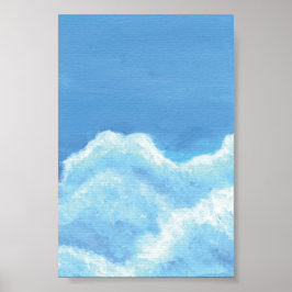 Fluffy Clouds Print, Value Poster Paper (Matte)