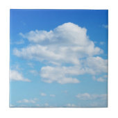 Fluffy Clouds und Blue Sky Fliese (Vorderseite)