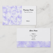Fluffy Clouds Visitenkarte (Vorne/Hinten)