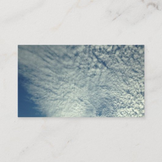 Fluffy Clouds Visitenkarte (Vorderseite)