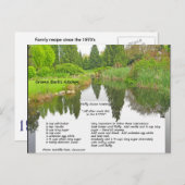 Fluffy Cocoa Zuckerguss Rezept Postkarte (Vorne/Hinten)