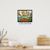 Fluffy Cohen Attorney @Claw Feline Attorney Poster (Küche)