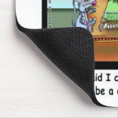 Fluffy Cohen Atty @Claw Funny Cat & Lawyer Mousepad (Ecke)