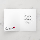 Fluffy Cuddles - Valentinenkarte (Innen Abgelegt)