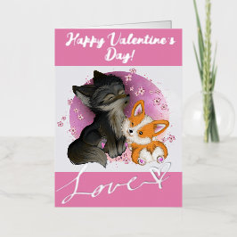 Fluffy Cuddles - Valentinenkarte