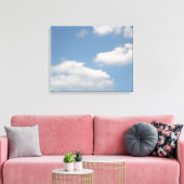 Fluffy Cumulus Clouds Canvas Print Leinwanddruck (Insitu (Wohnzimmer))