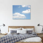 Fluffy Cumulus Clouds Canvas Print Leinwanddruck (Insitu (Schlafzimmer))