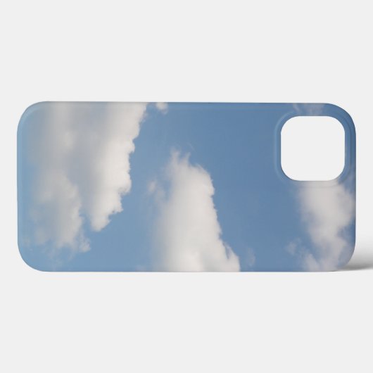 Fluffy Cumulus Clouds Case-Mate iPhone Hülle (Rückseite (Horizontal))