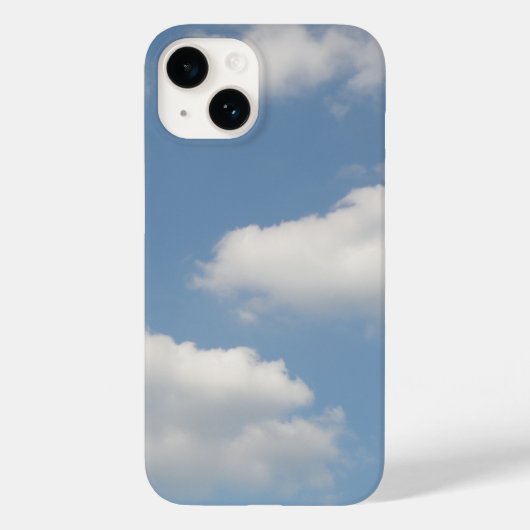 Fluffy Cumulus Clouds Case-Mate iPhone Hülle (Rückseite)