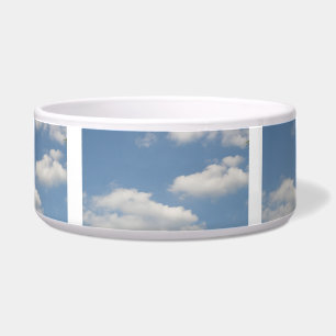 Fluffy Cumulus Clouds Dog Bowl Napf
