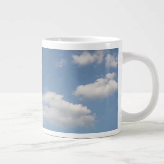 Fluffy Cumulus Clouds Tasse (Rechts)
