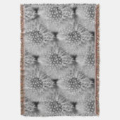 Fluffy Dandelion Blume Natur Kunstmuster Decke (Vorderseite Vertikal)