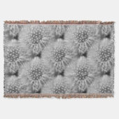 Fluffy Dandelion Blume Natur Kunstmuster Decke (Vorderseite)