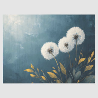 Fluffy Dandelions Malerei Decoupage Seidenpapier