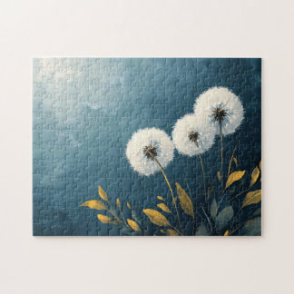 Fluffy Dandelions Painting Puzzle