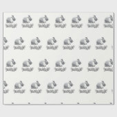 Fluffy des Kaninchens Geschenkpapier (Flach)