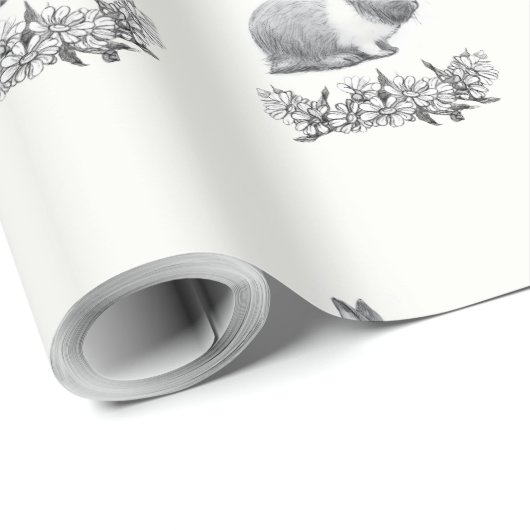 Fluffy des Kaninchens Geschenkpapier (Rolleneckpunkt)