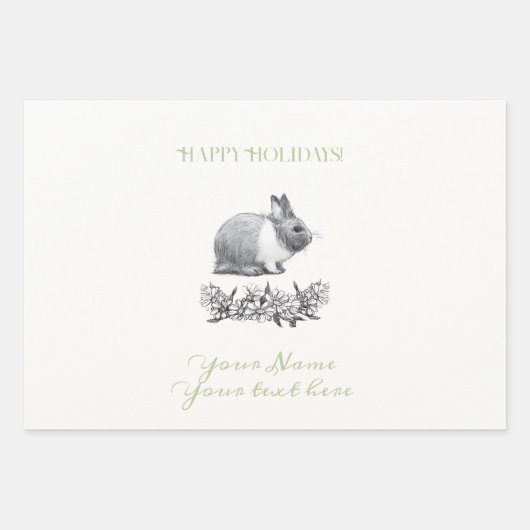 Fluffy des Kaninchens Geschenkpapier Set (Vorderseite 2)