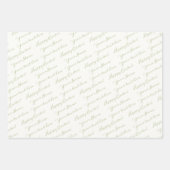 Fluffy des Kaninchens Geschenkpapier Set (Vorderseite 3)