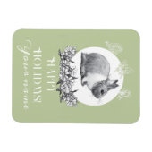 Fluffy des Kaninchens Magnet (Horizontal)