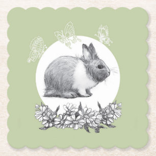 Fluffy des Kaninchens Untersetzer